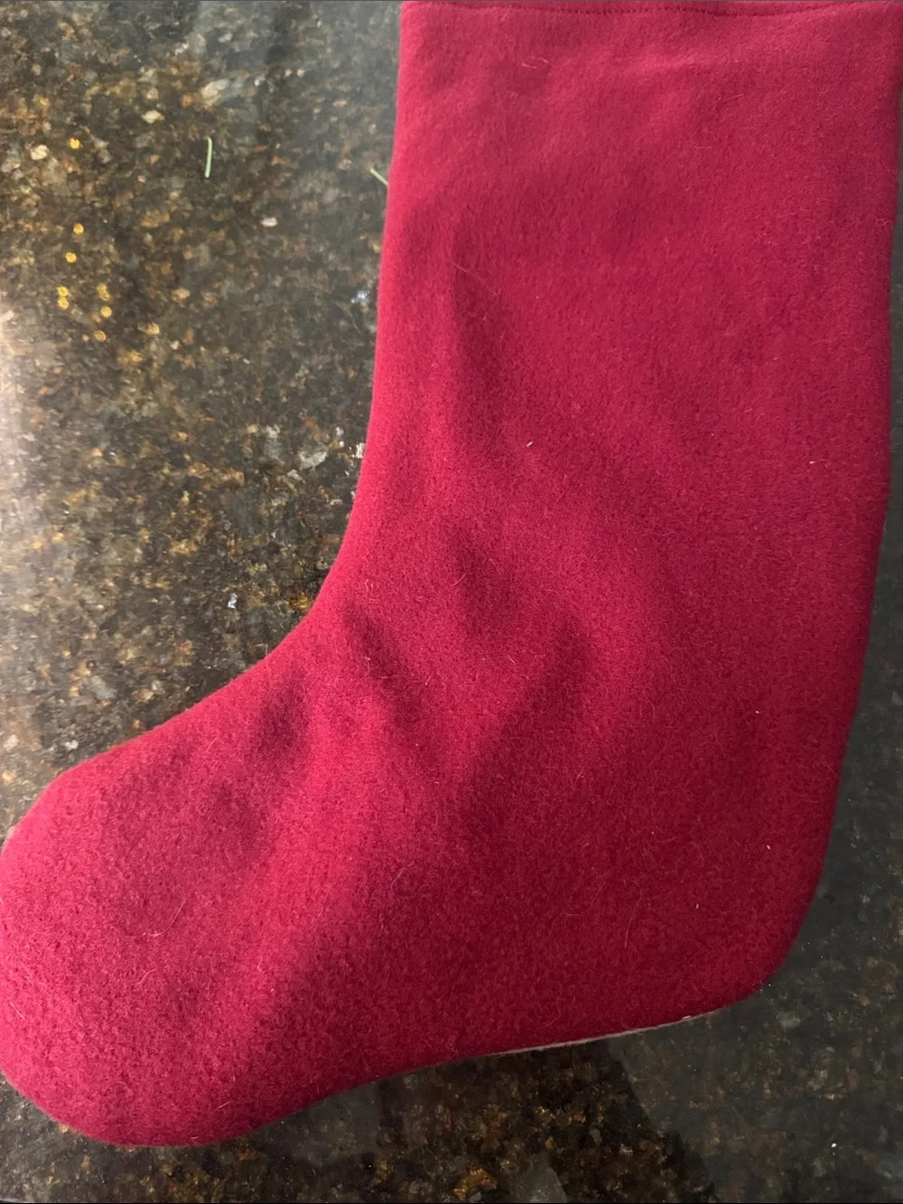Holiday Snowman Christmas Stocking - Red, Green, White